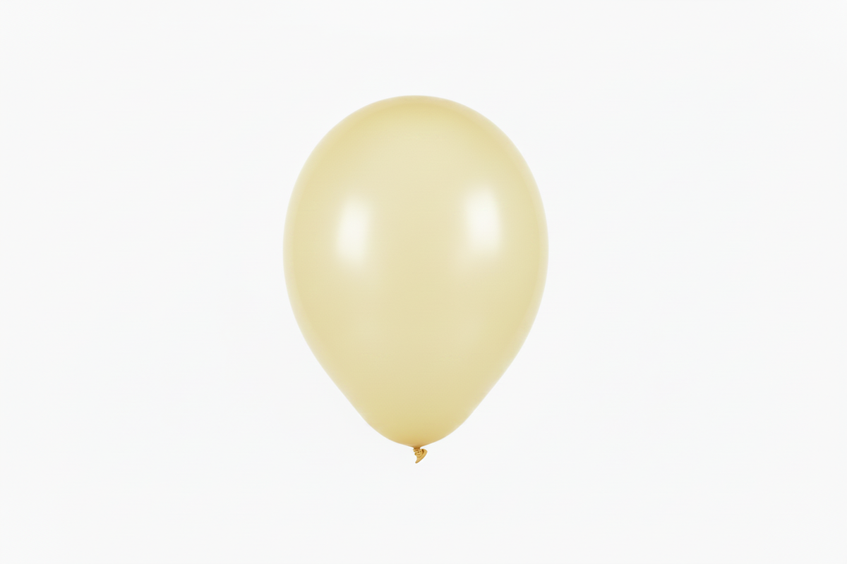 Light yellow balloon