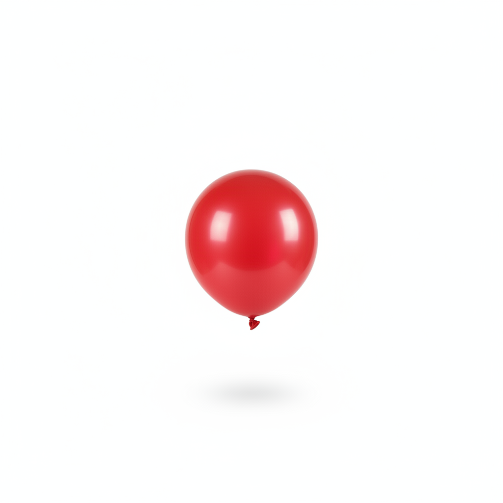 Small 5-inch Red Latex Balloon